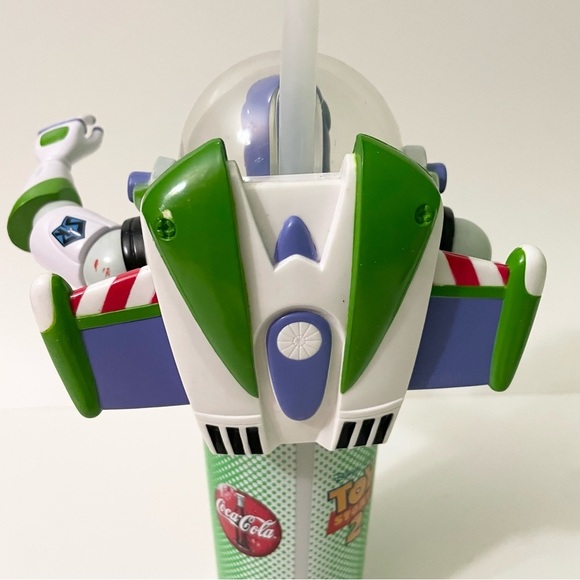 Buzz Lightyear Souvenir Cup Straw Disneyland Toy Story 2 Space Ranger - Picture 8 of 16
